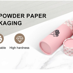 Food Grade Paper Tube Packaging for Matcha Powder Paper Tube for Tea Food Tube with Metal Lid - Product Image 6