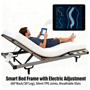 Оптовая продажа: Электрическая кровать-раскладушка (фулл-сайз), регулируемая, комфортная, современная, бесшумная, для спальни, квартиры, отеля, больницы - Product Image 3