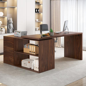 Anpassbarer moderner Luxus-L-förmiger Schreibtisch Executive <span class=keywords><strong>Desk</strong></span> Reversibler Holz-L-förmiger Schreibtisch mit Lager regalen für das Home Office - Product Image 4