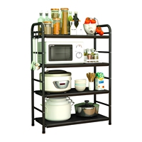 Étagères de rangement multifonctionnelles modernes en fer et acier pour cuisine et fruits