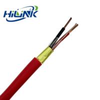 Cable de Alarma contra Incendios BC PVC LSZH FPLR Blindado para Sistema de Seguridad, Cable de Cobre Estañado 18AWG 2C, Resistente al Fuego, Certificado UL 1424