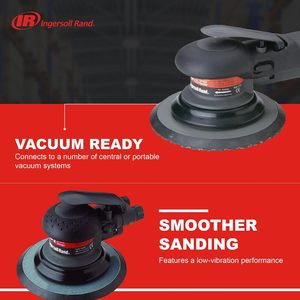 เครื่องขัดกระดาษทรายลมแบบวงโคจร Ingersoll Rand ขนาด 6 นิ้ว พร้อมแผ่นรองไวนิล ความเร็ว 12000 รอบต่อนาที ใช้ลมอัด - Product Image 3