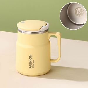 Mug en acier inoxydable 304 avec infuseur à thé, tasse à eau pour le bureau avec couvercle, grande capacité, tasse à café, tasse cadeau - Product Image 4
