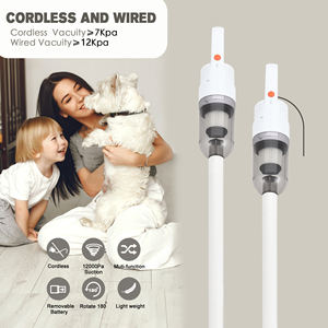 Alta potencia USB portátil Mini escritorio recargable Stick inalámbrico <span class=keywords><strong>escoba</strong></span> eléctrica hogar coche aspiradora de mano - Product Image 6