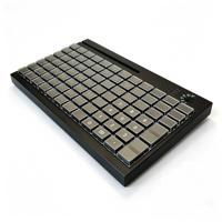 Clavier programmable USB KB84 POS avec lecteur de carte magnétique intégré, 84 touches, clavier de caisse enregistreuse pour systèmes POS