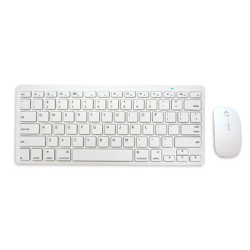 78 keys 2.4g keyboard aluminum mini wireless keyboard keys portable mini bluetooth keyboard for mac