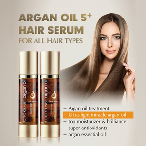 Logo personnalisé protecteur de chaleur pour cheveux ordinaires sérum réparateur de soie sérum de soin des cheveux à l'huile d'argan pour cheveux crépus - Product Image 5