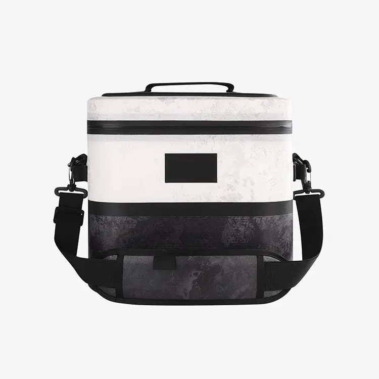 White Black Waterproof Cooler Bag TPU Tote Soft Cooler Custom for Outdoor Hiking Camping Fishing