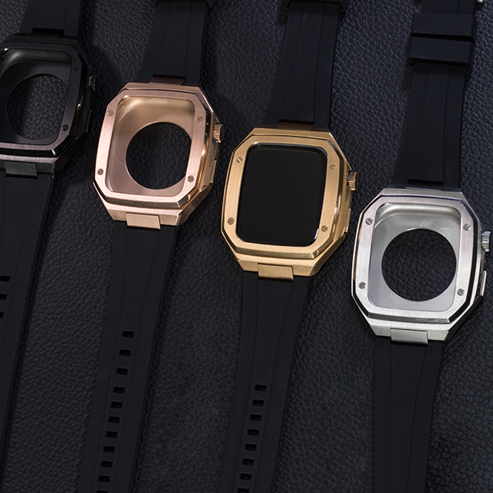 Ремешок из нержавеющей стали для часов Apple watch Band 44 мм Series 7 6 45 мм