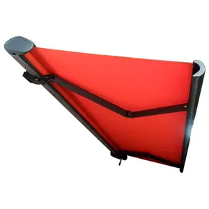 Auvent rétractable en aluminium et métal pour fenêtre, double auvent de revêtement UV, carsport en polycarbonate rétractable, balcon pour l'extérieur