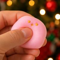 Calendrier de l'Avent Noël 2026 – Compte à rebours 24 jours – Jouet à presser Mochi Squishy anti-stress – Boîte surprise – Cadeau de Noël pour enfants