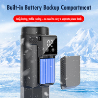 Mini-réfrigérateur portable pour insuline et médicaments avec température de 0 à 18°C ° Écran LCD Type-C 5V pour le stockage de médicaments pour diabétiques en voyage