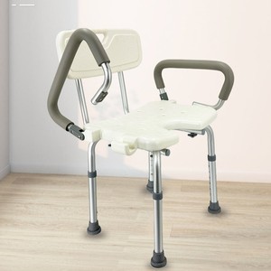 Silla de ducha Hengshunhe de aleación de aluminio ajustable y antideslizante para personas mayores y mujeres embarazadas - Product Image 1