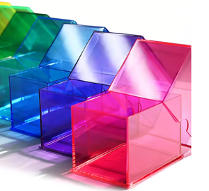 Boîte de rangement pour cartes à collectionner, translucide, <span class=keywords><strong>en</strong></span> plastique, écologique, durable, taille standard, capacité de plus de 100 cartes à double pochette - Product Image 4