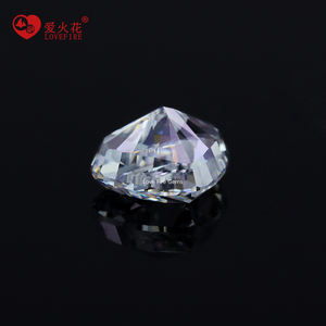 Grosir potongan lemak hati batu zirkon sintetis 5*6mm-9*11mm kualitas tinggi warna putih G warna putih 5A + 4K zirkonia es hancur - Product Image 5