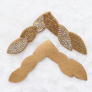 Venta al por mayor cristal pedrería pegamento zapato accesorios sandalia <span class=keywords><strong>chanclas</strong></span> decoraciones - Product Image 5