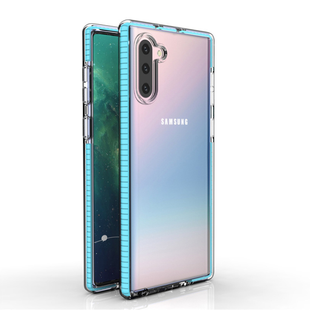 TPU High Protective Shockproof Super Slim Transparent for Phone Case for Note10 with Custom Logo