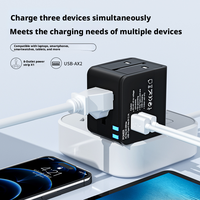 Adaptor Soket Siap Kirim 10W PD All in One MINI Ukuran Ringkas Adaptor Perjalanan Universal 4 Colokan Dengan Tegangan 240V -110V