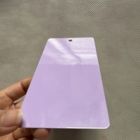 Peinture en poudre à effet peinture artistique, violet clair lisse, pour accessoires automobiles