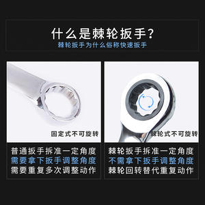 Clé à dégagement rapide à double usage avec poignée inclinée sans effort, motif Torx, double extrémité, conception à extrémité ouverte - Product Image 5