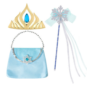 Abito da Principessa Elsa con Paillettes Viola e Mantello per Bambine, Costume da <span class=keywords><strong>Frozen</strong></span> per Halloween, Carnevale e Feste - Product Image 2
