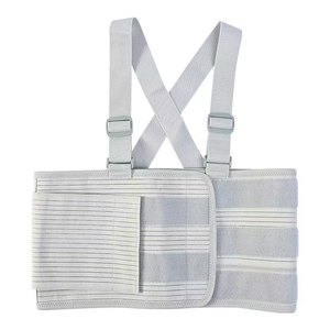 Faja de compresión elástica gris para fijación de costillas, protector de pecho, vendaje de rehabilitación postfractura, soporte de espalda unisex - Product Image 4