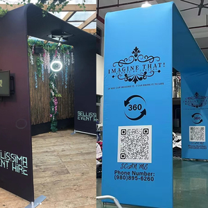 Photobooth 360° Aérien Complet <span class=keywords><strong>avec</strong></span> Accessoires Gratuits et Télécommande pour Enregistrement Vidéo de Voitures et Mariages - Product Image 5