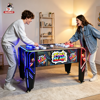 Machine d'arcade interactive commerciale pour enfants, jeu de table à boutons rapides, double joueur, compétitif, avec accepteur de pièces CE, version anglaise