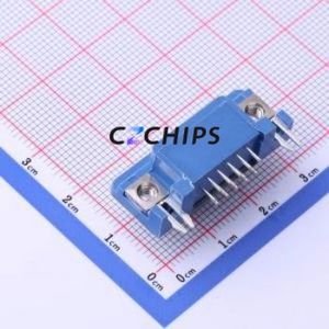 HDR-HX-102DIP D-Sub/VGA Connector Bent Lead Through Hole Connector High Density D-Sub Female 15P Right Angle Insert - Product Image 2