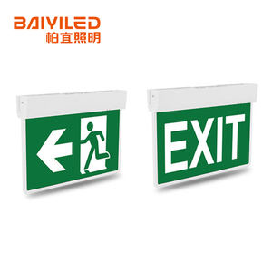 Luz de Sinalização de Saída de Emergência LED IP65 para Metrô e Escola - Product Image 1