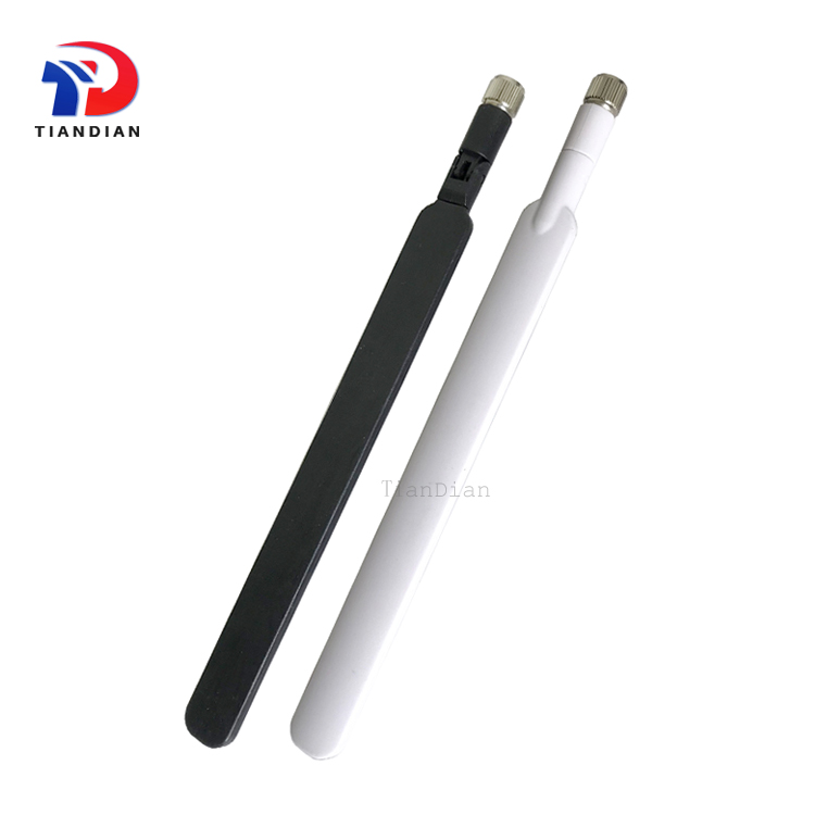 High Quality WiFi External Wireless rubber Antenna omni 7dBi foldable SMA Lte 4G antenna for Router