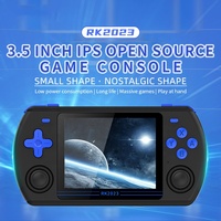 Moda Powkiddy RK2023 reproductor de juegos portátil RK3566 Chip 64 bits Linux sistema de código abierto 3500mAh caja de consolas de videojuegos Retro
