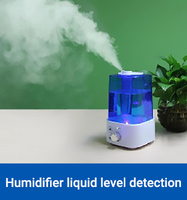 Sensor Level Tangki Air Digital Ultrasonik DYP-L02 Blind Zone Adaptive Jangkauan 2m untuk Sistem Kontrol Cairan Keg Cerdas