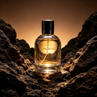 Flacons de parfum vides de luxe personnalisés 30ml 50ml 100ml, flacons de parfum en verre cylindriques transparents avec vaporisateur, boîte d'emballage