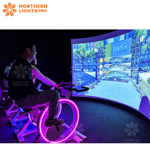 Parque de atracciones paseos en bicicleta Precio atractivo Nuevo tipo en <span class=keywords><strong>realidad</strong></span> <span class=keywords><strong>virtual</strong></span> Proyección omnidireccional Vr - Product Image 3