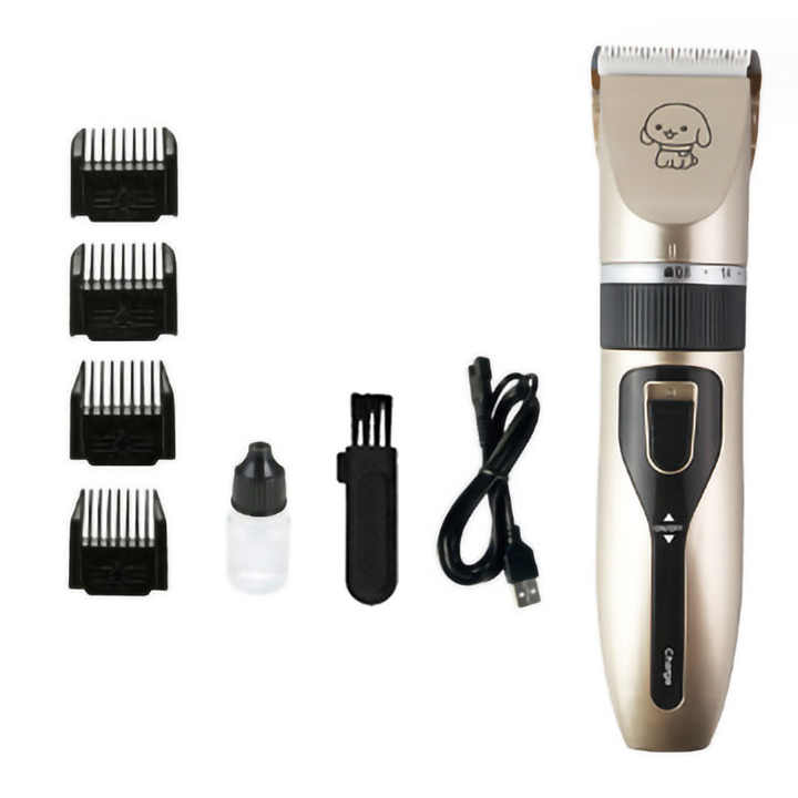 Picture of Dog Clippers Low Noise 2 Speed Quiet Dog Grooming Kit Rechargeable ...