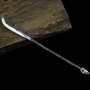 Chinese Forged <strong>Crafts</strong> Tea <strong>Knife</strong> Classic Ancient Guan Gong <strong>Knife</strong> Reprint Stainless Steel - Product Image 2