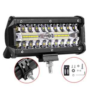 7 "120w voiture <span class=keywords><strong>LED</strong></span> travail barre lumineuse Combo faisceau feux de conduite pour camion 4WD moto <span class=keywords><strong>rampe</strong></span> 12V 24V Auto antibrouillard voiture accessoires - Product Image 3
