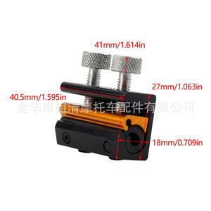 Zuqing – Clip à huile à double tête YG104, rouge, bleu, noir, lubrificateur de câble d'embrayage pour moto, pour véhicule tout-terrain - Product Image 2