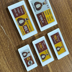 2.13 Inch 4 Color Digital Price Tag E Ink Shelf Label 2.4Ghz Eas System Electronic Shelf Label Esl Price <b>Holder</b> For Pecans Rails - Product Image 1