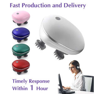 Masajeador de Cabeza Portátil: Este Masajeador Eléctrico para el Cuero Cabelludo Presenta un Diseño Mini con Funciones Inteligentes de Amasamiento y Vibración - Product Image 1