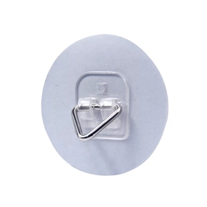 Forma rotonda autoadesiva piastra da parete ganci di visualizzazione supporto adesivo immagine appendiabiti per piatti decorativi, decorazione murale - Product Image 1