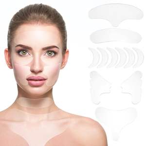 Patch in Silicone Riutilizzabili Anti-Età per Fronte, Occhi, Petto, <span class=keywords><strong>Collo</strong></span> e Guance, Nastro per Linee del Sorriso, Patch Anti-Rughe - Product Image 1