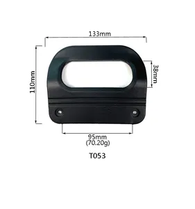 中国工厂橡胶携带工具箱行李箱黑色塑料拉手