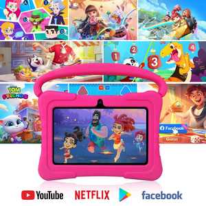 Venta al por mayor precio barato <span class=keywords><strong>juegos</strong></span> de aprendizaje escolar 7 pulgadas niños tabletas Educación Niños Oem Android tableta <span class=keywords><strong>para</strong></span> niños - Product Image 2