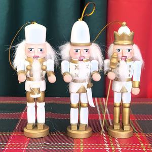 Ensemble de <span class=keywords><strong>Casse</strong></span>-Noisettes en Bois Fait Main de 12,5 cm pour les Fournitures de Fête de Noël et les Décorations d'Arbre Thème Festive des Fêtes - Product Image 1