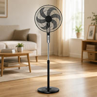 Ventilateur tour blanc télécommandé avec lampe anti-insectes, 3 vitesses, refroidissement par air, port de charge USB