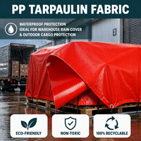 Rouleau de tissu en bâche PP 100% recyclable, imperméable, haute résistance, léger, anti-UV, bâche de camion, bâche de chargement, tissu industriel