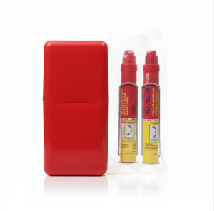 Feu d'artifice de signalisation SOS HUASAI BV008 rouge de haute qualité, 60 secondes, avec effet de fumée et torche manuelle - Product Image 1