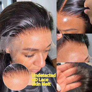 Grossiste Perruques Frontales <span class=keywords><strong>de</strong></span> Cheveux Humains Vietnamiens Naturels Lisses comme des Os, Perruque Cheveux Humains <span class=keywords><strong>Pas</strong></span> Chers avec Dentelle HD - Product Image 4